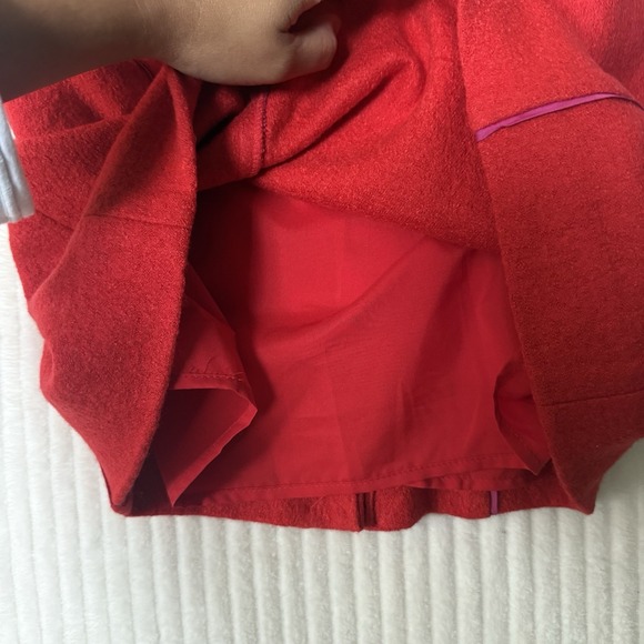 Banana Republic Red Wool Rayon Boucle Pencil Dress Size 8 NWT $130 - Picture 9 of 14